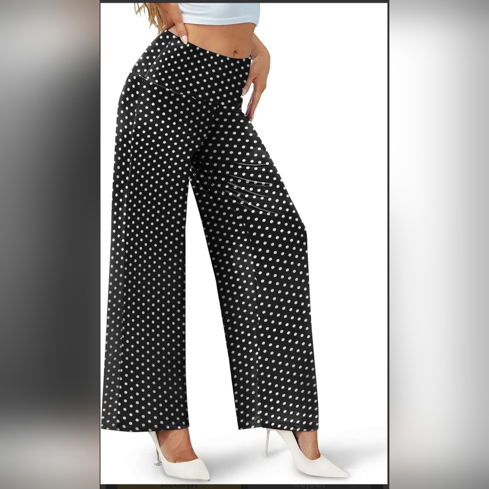 Arolina NWT Women's Stretchy Wide Leg Palazzo Lounge Pants Casual Sz XL